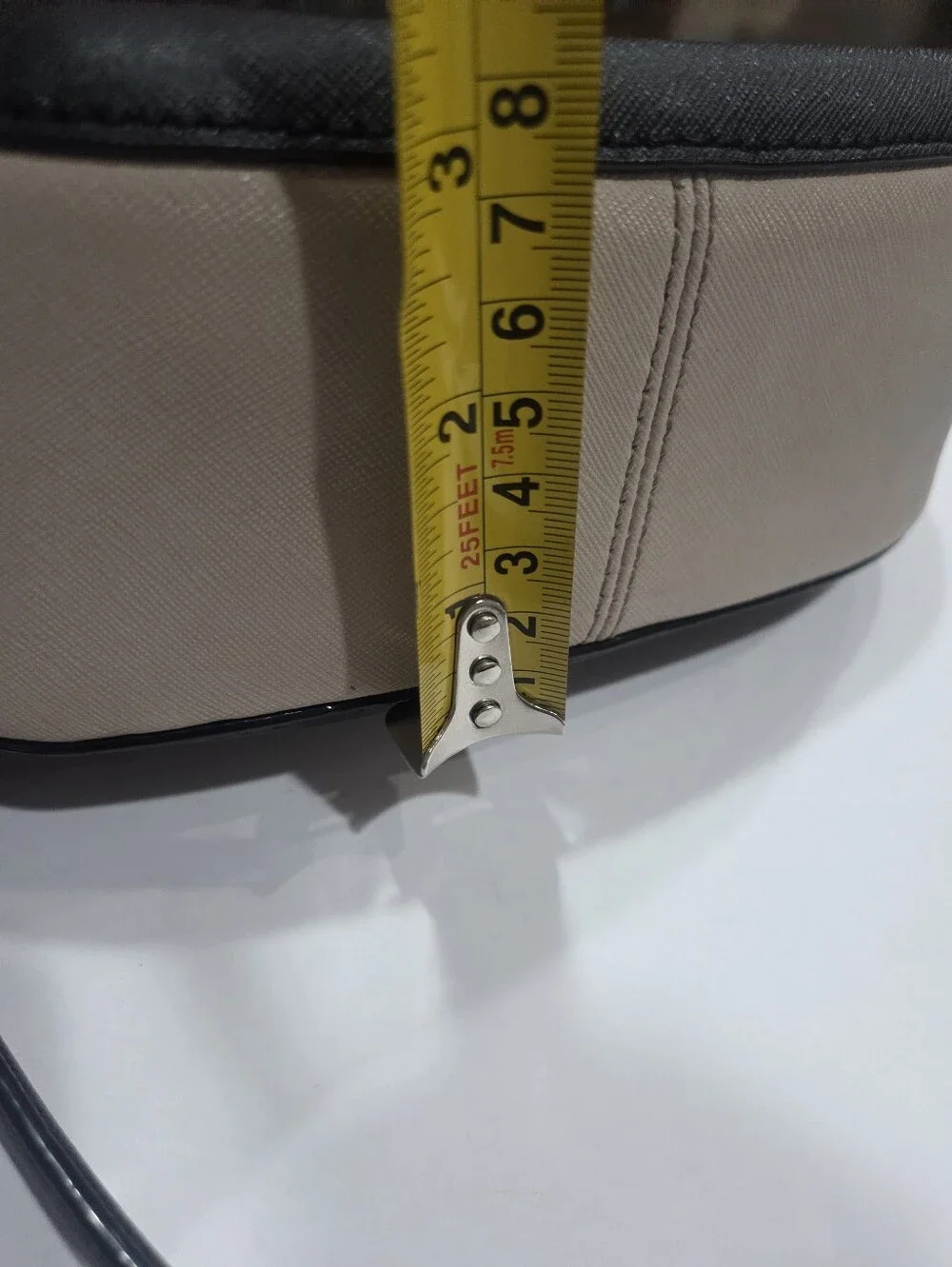 Kate Spade Two-Tone Leather Crossbody Bag - Black & Rose Cream